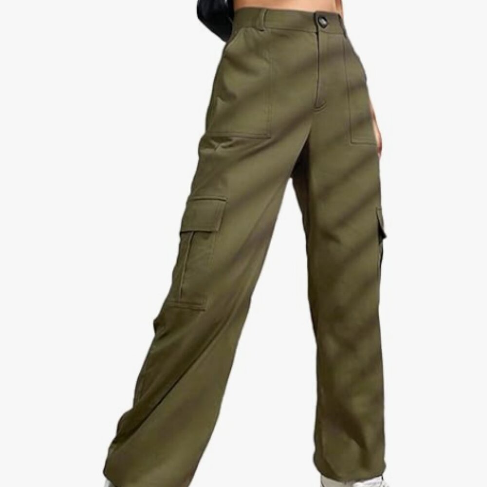 Women's High Waisted Cargo Pants